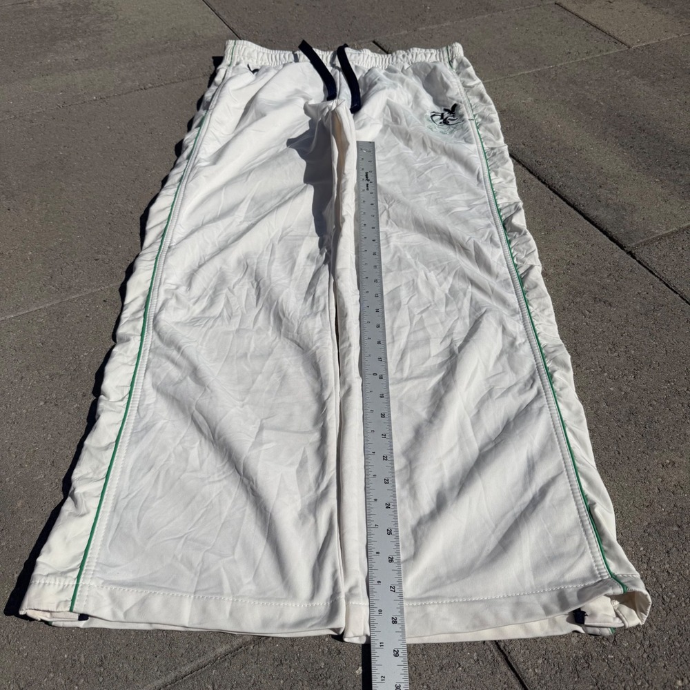 American Eagle Outfitters Sportswear White Track Pants Mens Large Vintage Style - Picture 6 of 8